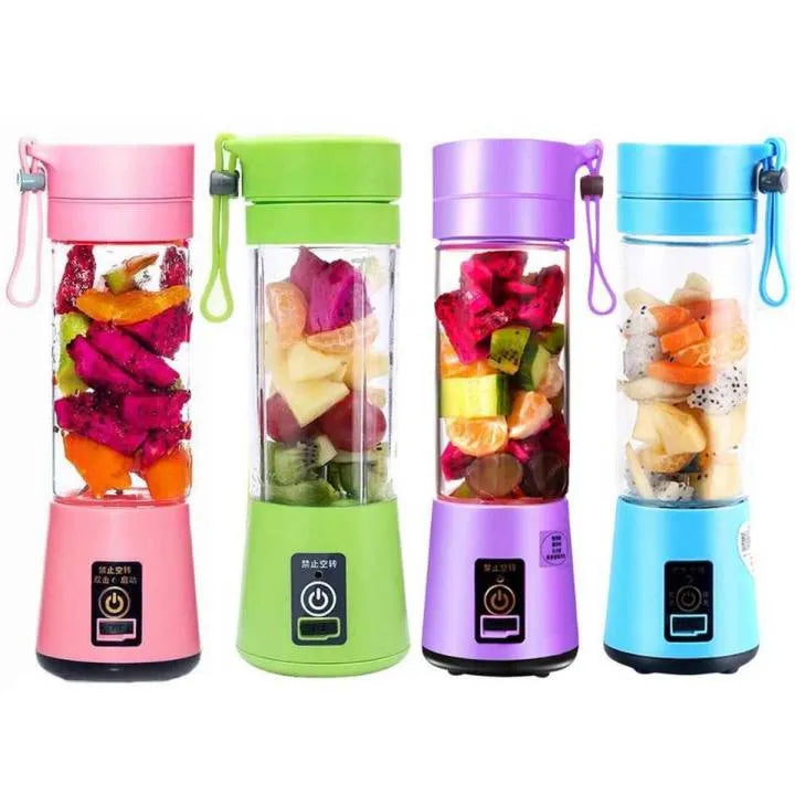 USB Rechargeable Mini Portable Electric Blender 6-Blade Juicer & Smoothie Maker