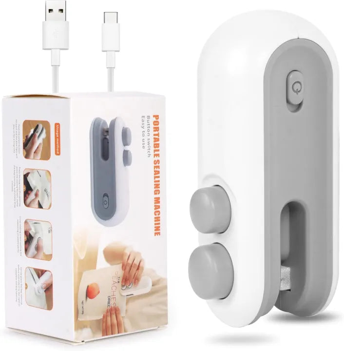 Portable USB Rechargeable Mini Sealer for Food Freshness