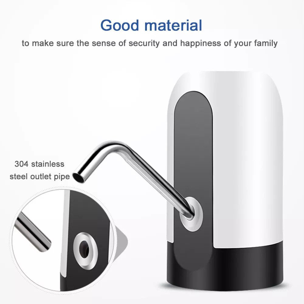 USB Rechargeable Automatic Water Dispenser Pump for 19L Bottles